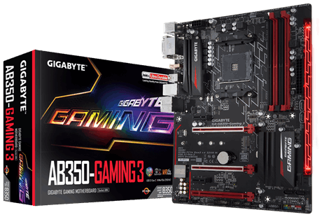 Mainboard GIGABYTE AB350-Gaming 3 Socket AM4 _618S